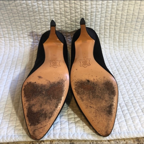 Big discount Today only 
YSL Black Satin Heels - Picture 6 of 6